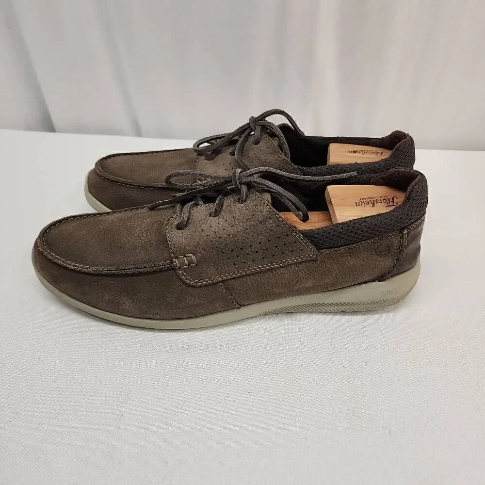 Clarks Men's Size 13 Gorwin Moc Sneaker Suede Comfort R